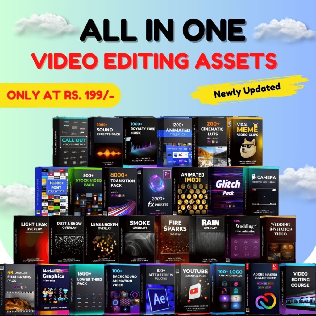 All In One Video Editing Assets